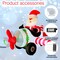 GOOSH 8.2FT Animated Santa Airplane Inflatable with Rotating Propeller and LED Lights